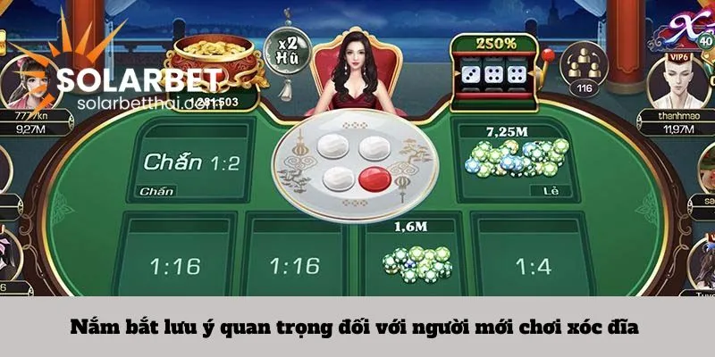 Nắm bắt lưu ý quan trọng đối với người mới chơi xóc đĩa 